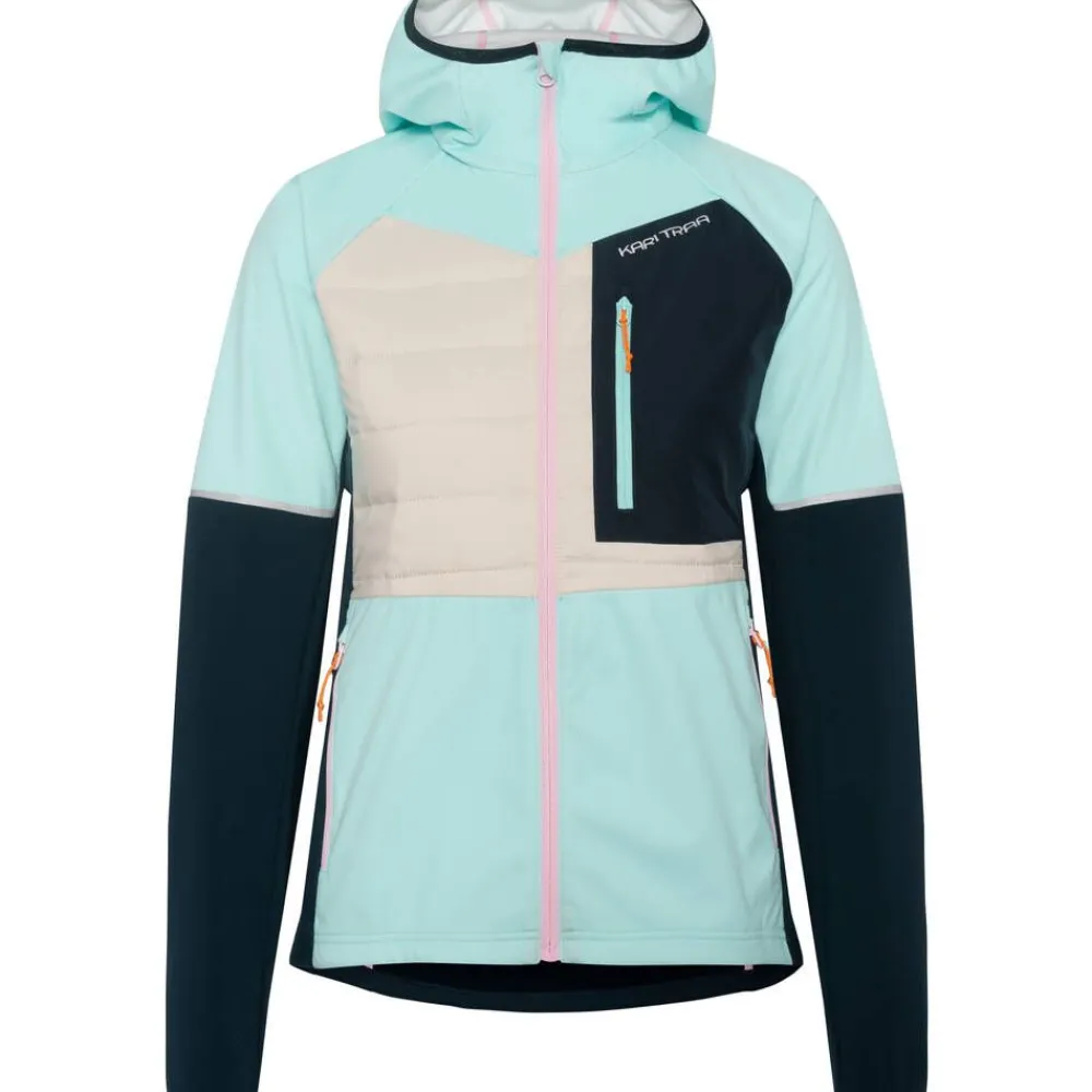 Kari Traa Treenivaatteet|takki Nia Wave Bright turquoise