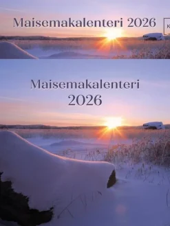 Karto Toimistotarvikkeet|seinäkalenteri 2026 maisemat A4