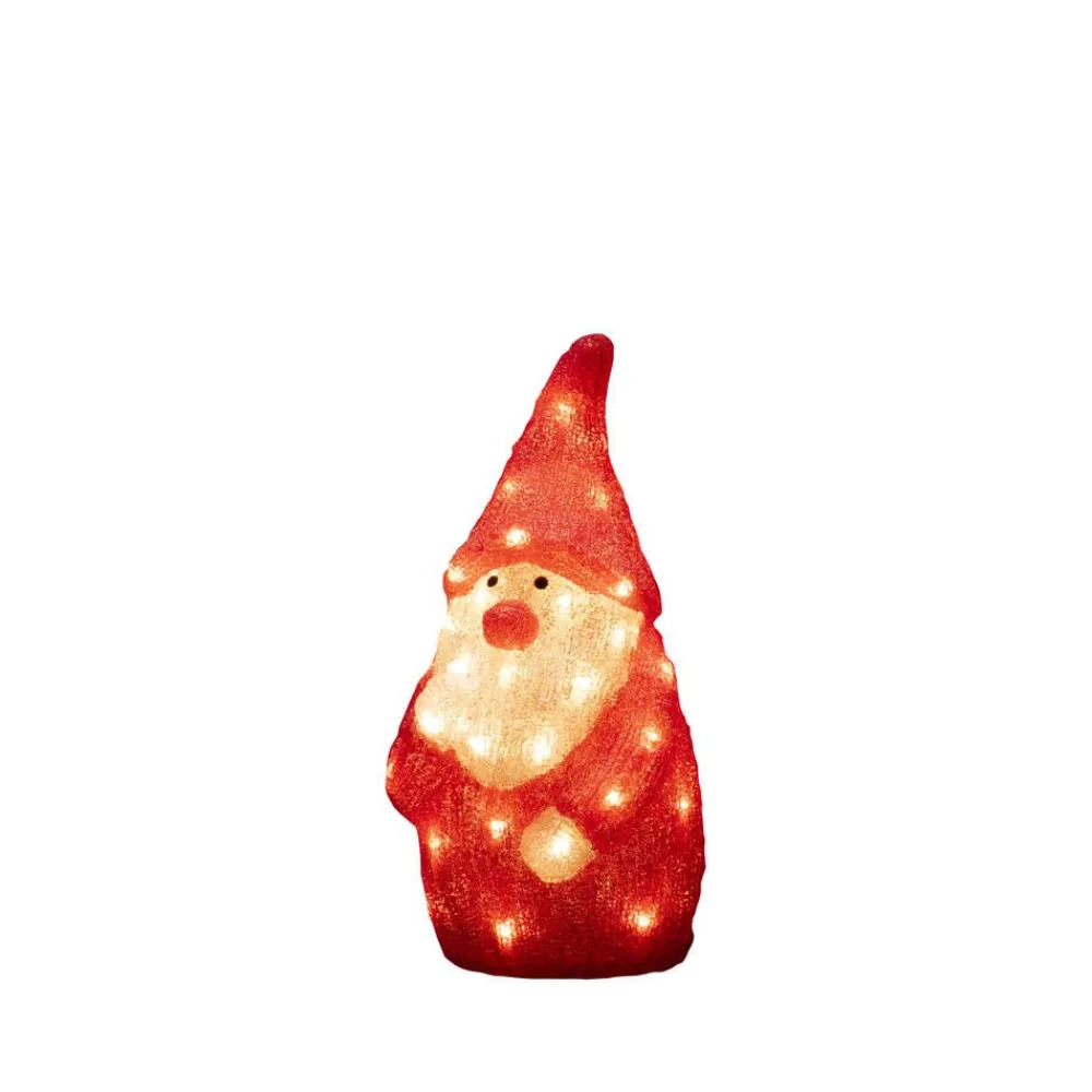 Konstsmide Koriste- Ja Kausivalot|akryylijoulupukki 38 cm 40 x LED