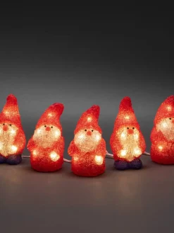 Konstsmide Koriste- Ja Kausivalot|akryylivalosarja Joulupukit 5 kpl/setti 40 x LED