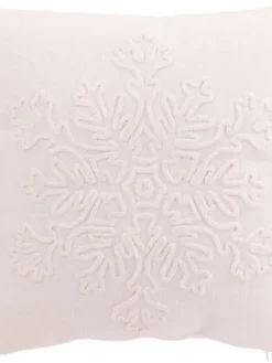Koristetyyny Snowflake 45x45 cm valkoinen> Hot