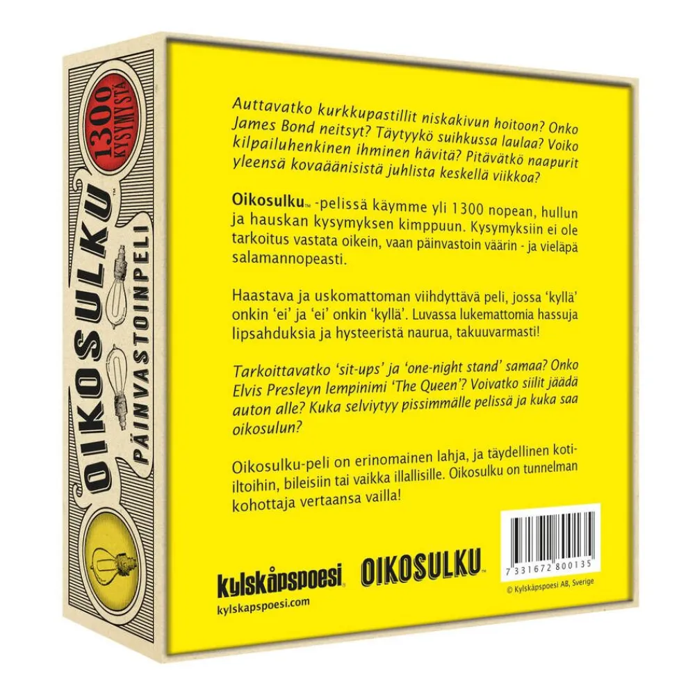 Kylsku00e5pspoesi Pelit Ja Palapelit|Kylskåpspoesi partypeli Oikosulku