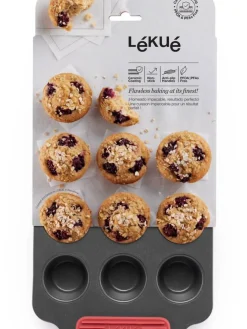 muffinssivuoka Non-stick 12 kuppia>Lekue Sale