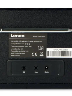Lenco Radiot Ja Kelloradiot|internetradio DIR-260 musta