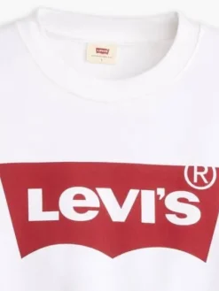 Levi's Trikoopaidat Ja Colleget|collegepaita Everyday Crew Batwing White 0025 Batwing white