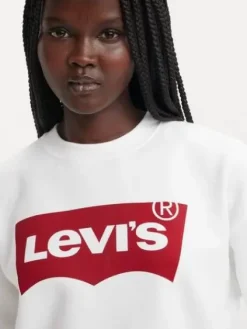 Levi's Trikoopaidat Ja Colleget|collegepaita Everyday Crew Batwing White 0025 Batwing white