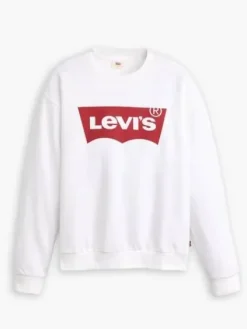 Levi's Trikoopaidat Ja Colleget|collegepaita Everyday Crew Batwing White 0025 Batwing white