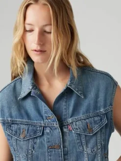 farkkuliivi Shrunken 90s Vest><noscript><img width=