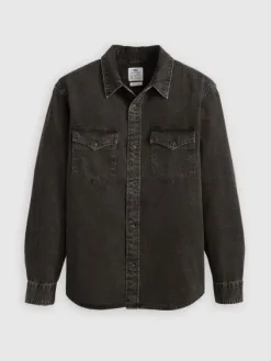 Levi's Kauluspaidat|farkkupaita Relaxed Fit Western Cava Washed Black
