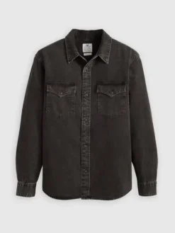 Levi's Kauluspaidat|farkkupaita Relaxed Fit Western Cava Washed Black
