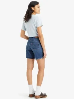 Levi's Shortsit Ja Caprit|farkkushortsit Ribcage Bermuda Short 0001 Basic farkkusininen