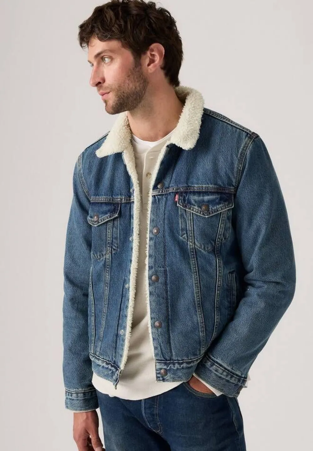 Levi's Talvitakit|farkkutakki 0292 Type 3 Sherpa Trucker 0292 In the Morning