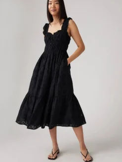 Levi's Vapaa-Ajan Mekot|mekko Amaya Tiered Maxi Dress 0000 Musta