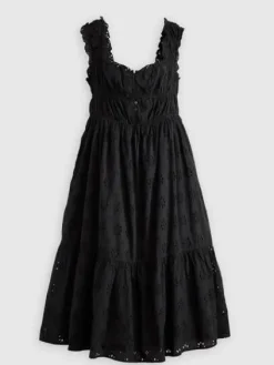 Levi's Vapaa-Ajan Mekot|mekko Amaya Tiered Maxi Dress 0000 Musta