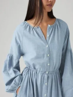 Levi's Vapaa-Ajan Mekot|mekko Jolene Ls Maxi 0001 Sininen