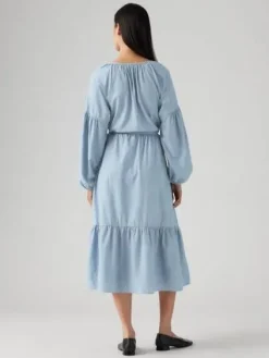 Levi's Vapaa-Ajan Mekot|mekko Jolene Ls Maxi 0001 Sininen