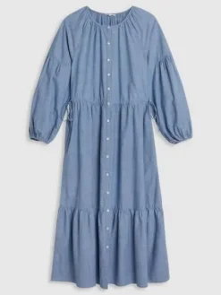 Levi's Vapaa-Ajan Mekot|mekko Jolene Ls Maxi 0001 Sininen