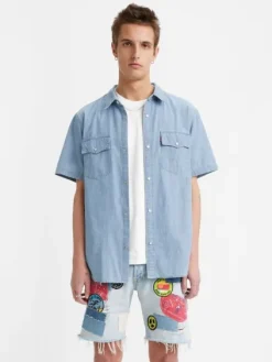 Levi's Kauluspaidat|paita 0008 SS Relaxed Fit Western 0008 New Hyde Chambray