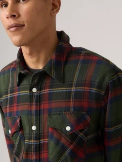 paita Relaxed Fit Western><noscript><img width=