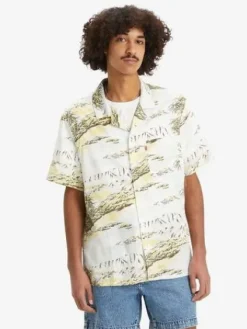 Levi's Kauluspaidat|paita The Sunset Camp Shirt 0098 Coastal Scenic Egret