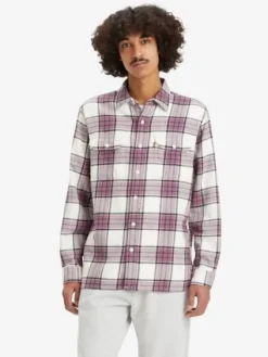 Levi's Kevättakit|paitatakki 0242 Jackson Worker Overshirt 0242 Huck Plaid Olive Night