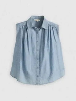 Levi's Topit|pusero Gracen Comm sl blouse 0000 Vaaleansininen