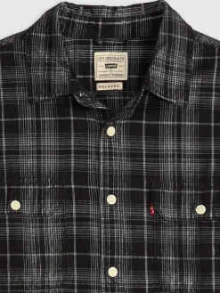 Levi's Kauluspaidat|samettipaita Jackson Worker Corduroy Overshirt 0280 Huxley Plaid Jet Black