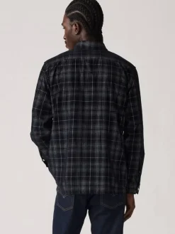 Levi's Kauluspaidat|samettipaita Jackson Worker Corduroy Overshirt 0280 Huxley Plaid Jet Black