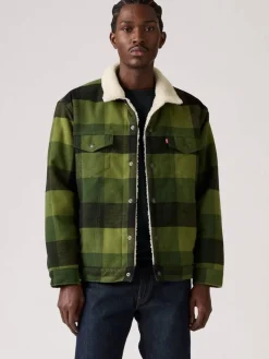 takki Relaxed Fit Plaid Trucker>Levi's Discount