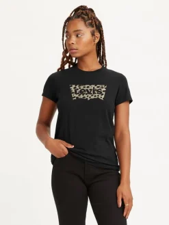 Levi's Trikoopaidat Ja Colleget|t-paita 17369-2437 2437 Black Leopard