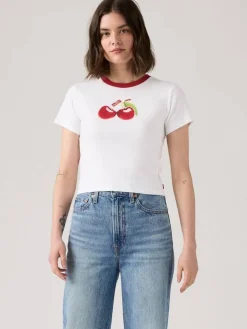 Levi's Trikoopaidat Ja Colleget|t-paita GR Sporty Tee Cherry 0073 Fruit Cherry