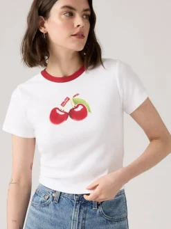 Levi's Trikoopaidat Ja Colleget|t-paita GR Sporty Tee Cherry 0073 Fruit Cherry