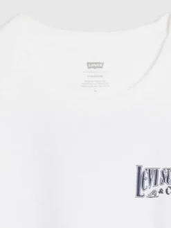 Levi's T-Paidat|t-paita Graphic Crewneck Tee 1855 Brin Music Inspired White