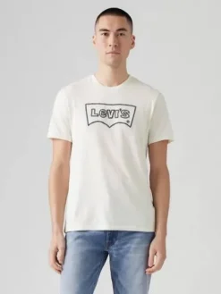 Levi's T-Paidat|t-paita Graphic Crewneck 1602 Rope Batwing Vw Egret
