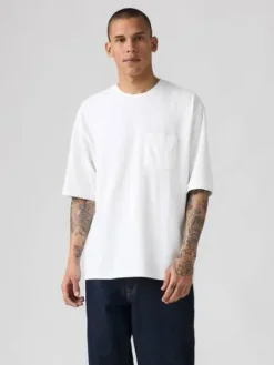 Levi's T-Paidat|t-paita Half Sleeve Pique Tee 0001 Bright white