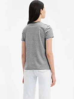 Levi's Trikoopaidat Ja Colleget|t-paita Perfect T-shirt 0087 Stripe caviar