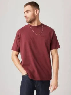Levi's T-Paidat|t-paita Red Tab Vintage Tee 0117 Garment Dye T Chocolate Truffle