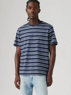 Levi's T-Paidat|t-paita The Essential Tee 0096 Caicos Stripe Navy Blazer
