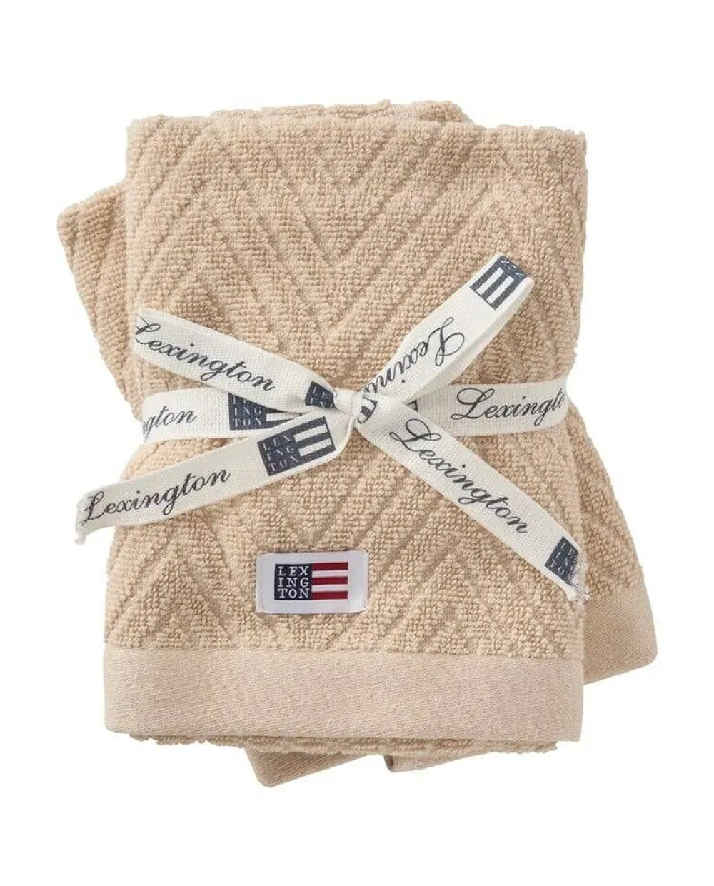 pyyhesetti 30x50 cm herringbone 2 kpl beige>Lexington Discount