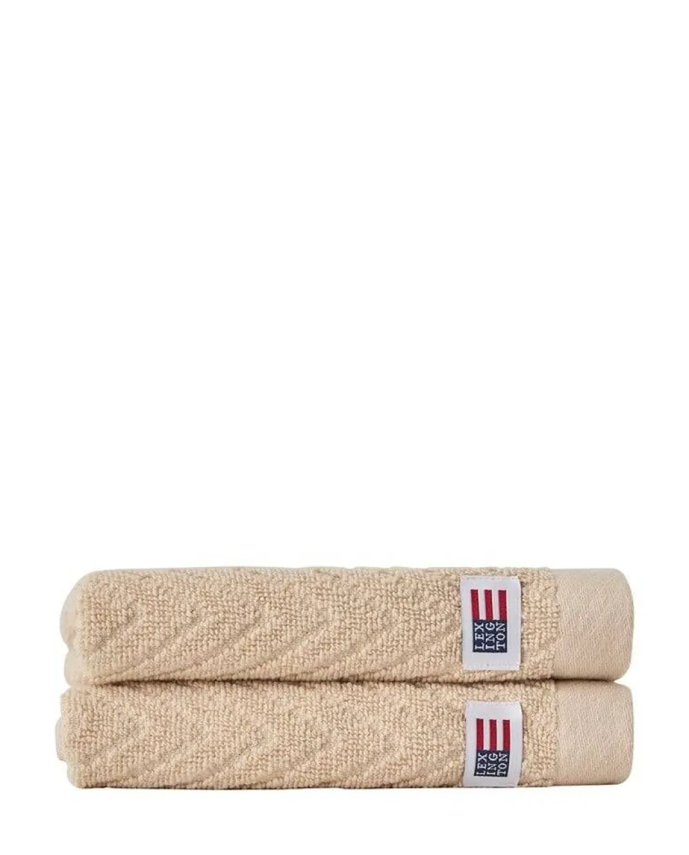 pyyhesetti 30x50 cm herringbone 2 kpl beige>Lexington Discount