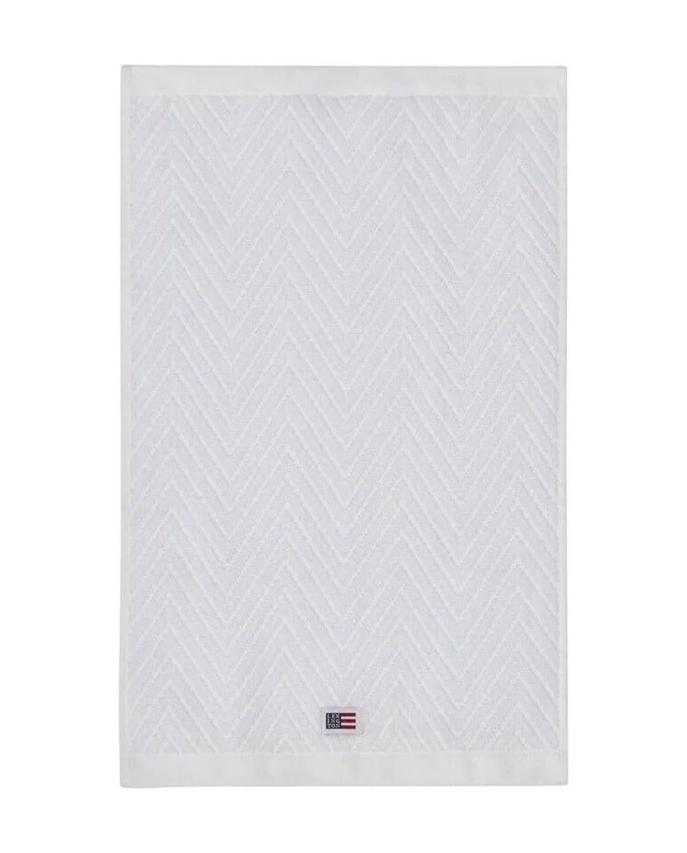 pyyhesetti 30x50 cm herringbone 2 kpl valkoinen>Lexington New