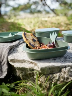 Light my fire Retkeilytarvikkeet|LunchKit BIO astiasarja sandygreen