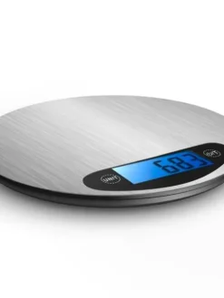 Livia Keittiötarvikkeet|keittiövaaka pyöreä rst