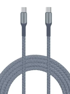 latausjohto USB C-C, 60 W, 2 m harmaa><noscript><img width=