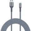 Livia Kuulokkeet Ja Puhelintarvikkeet|latausjohto USB-lightning, 2 m harmaa