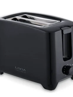 Livia Leivänpaahtimet Ja Grillit|leivänpaahdin 700 W musta