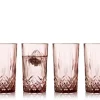 Lyngby Astiat|lasi Highball Sorrento 38 cl 4 kpl/pkt Pink