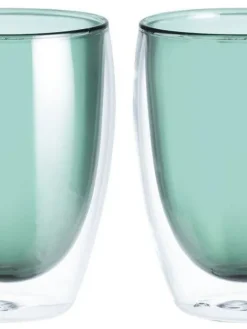 Maku Astiat|juomalasi kaksikerroksinen 35 cl vihreä 2 kpl