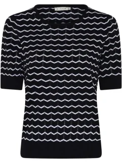 MICHA Neulepuserot|neule 174 190 Navy /White 45111