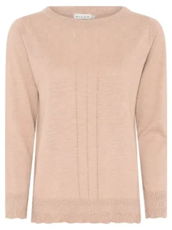 MICHA Neulepuserot|neule 177 165 Warm Sand 2663